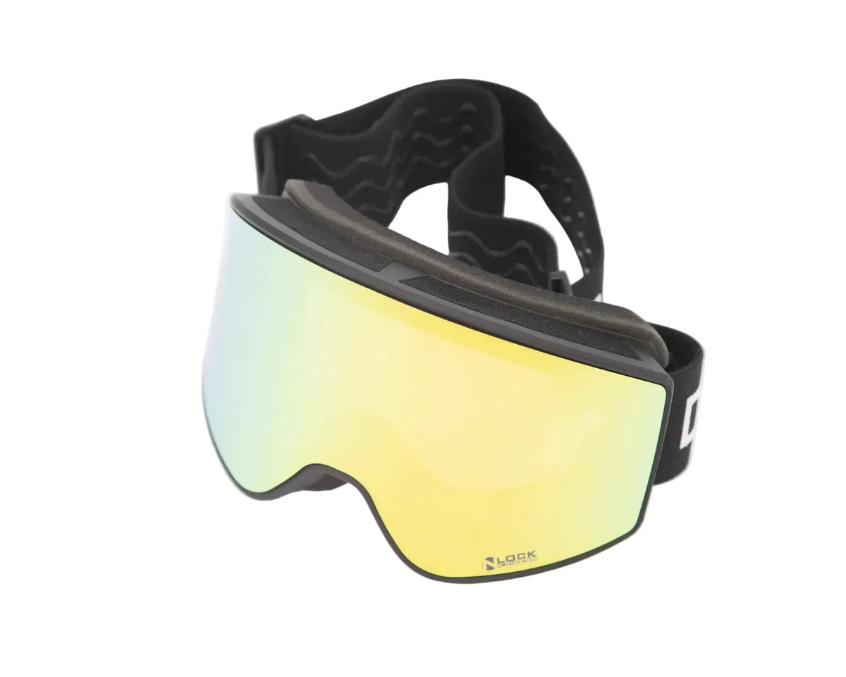 Dang Onlock Snow Goggles - Black x Gold