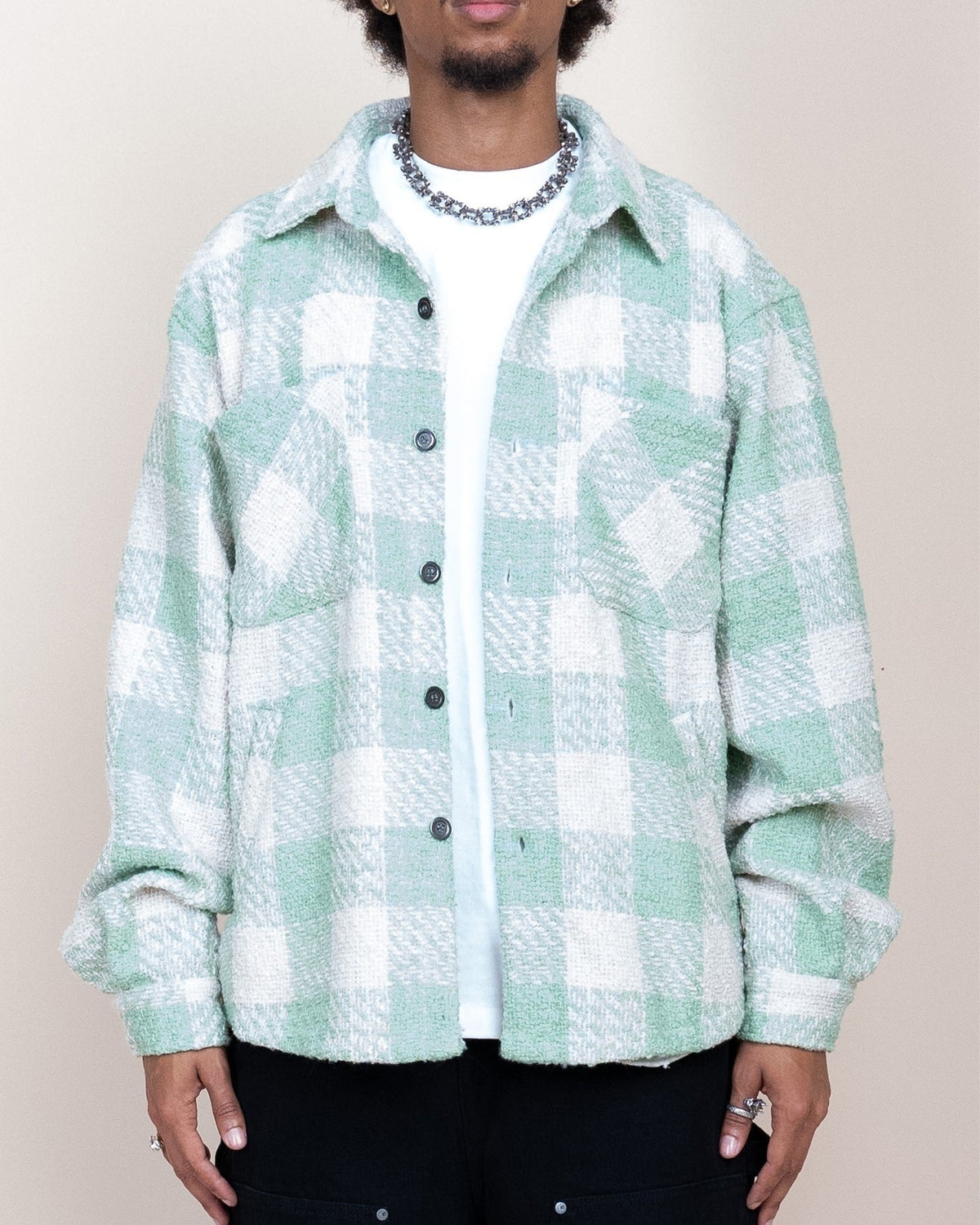 EPTM TWEED FLANNEL EMERALD