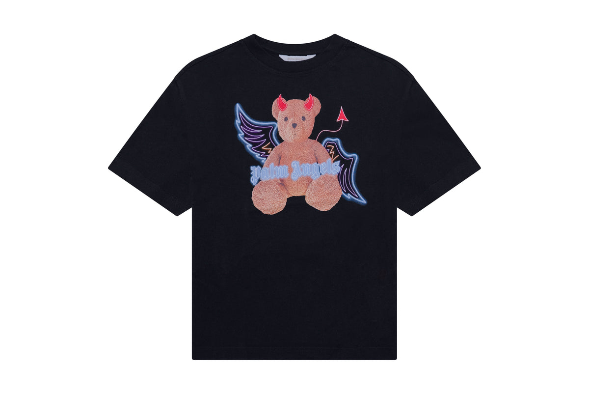 PALM ANGELS Bear Devil T-Shirt S/S Kids Apparel