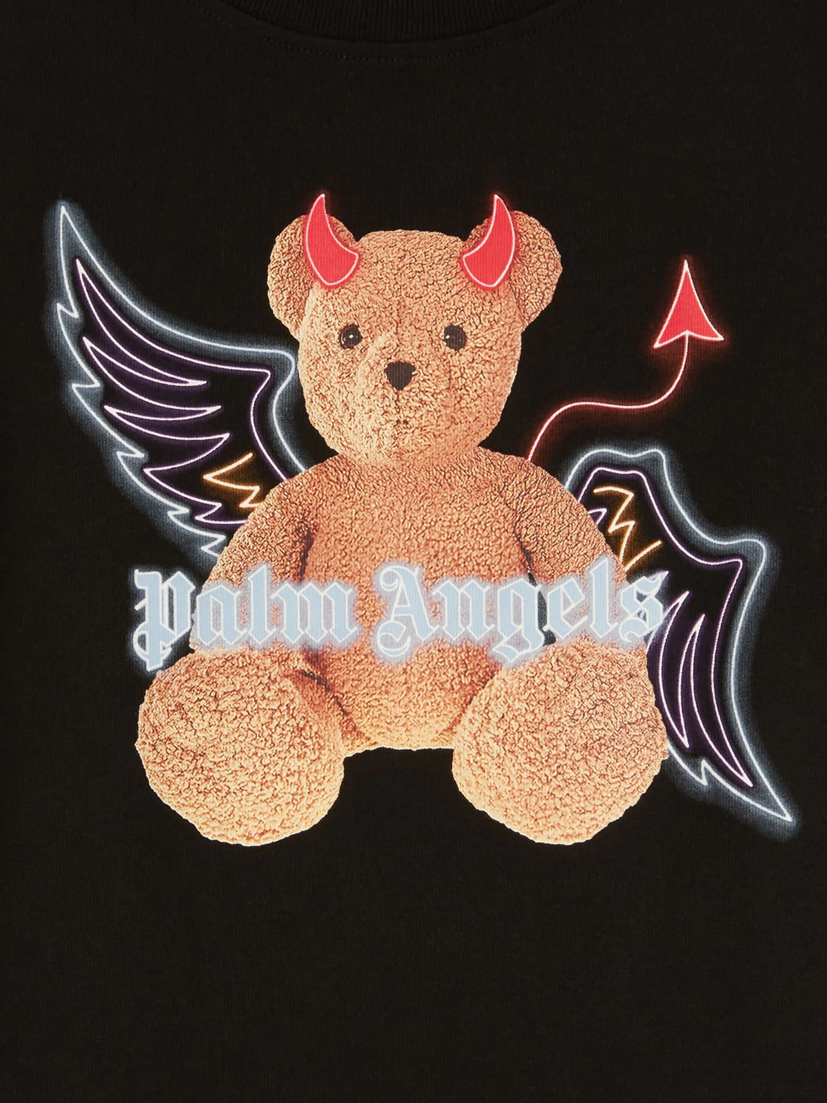 PALM ANGELS T-shirt S/s - Pa Bear Devil Kids Apparel