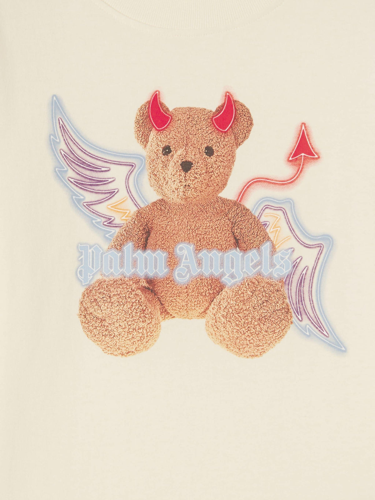 PALM ANGELS T-shirt S/s - Pa Bear Devil Kids Apparel