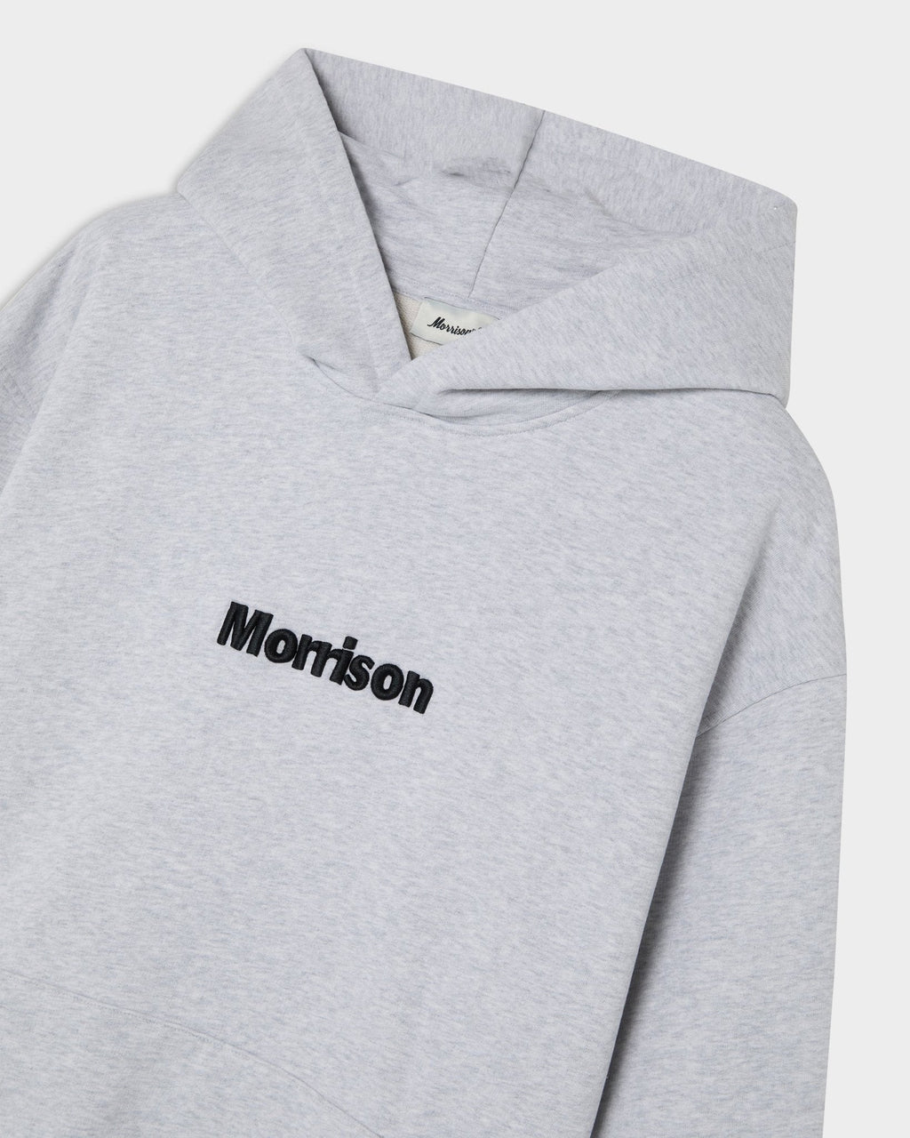 PEACH GREY BOXY HOODIE