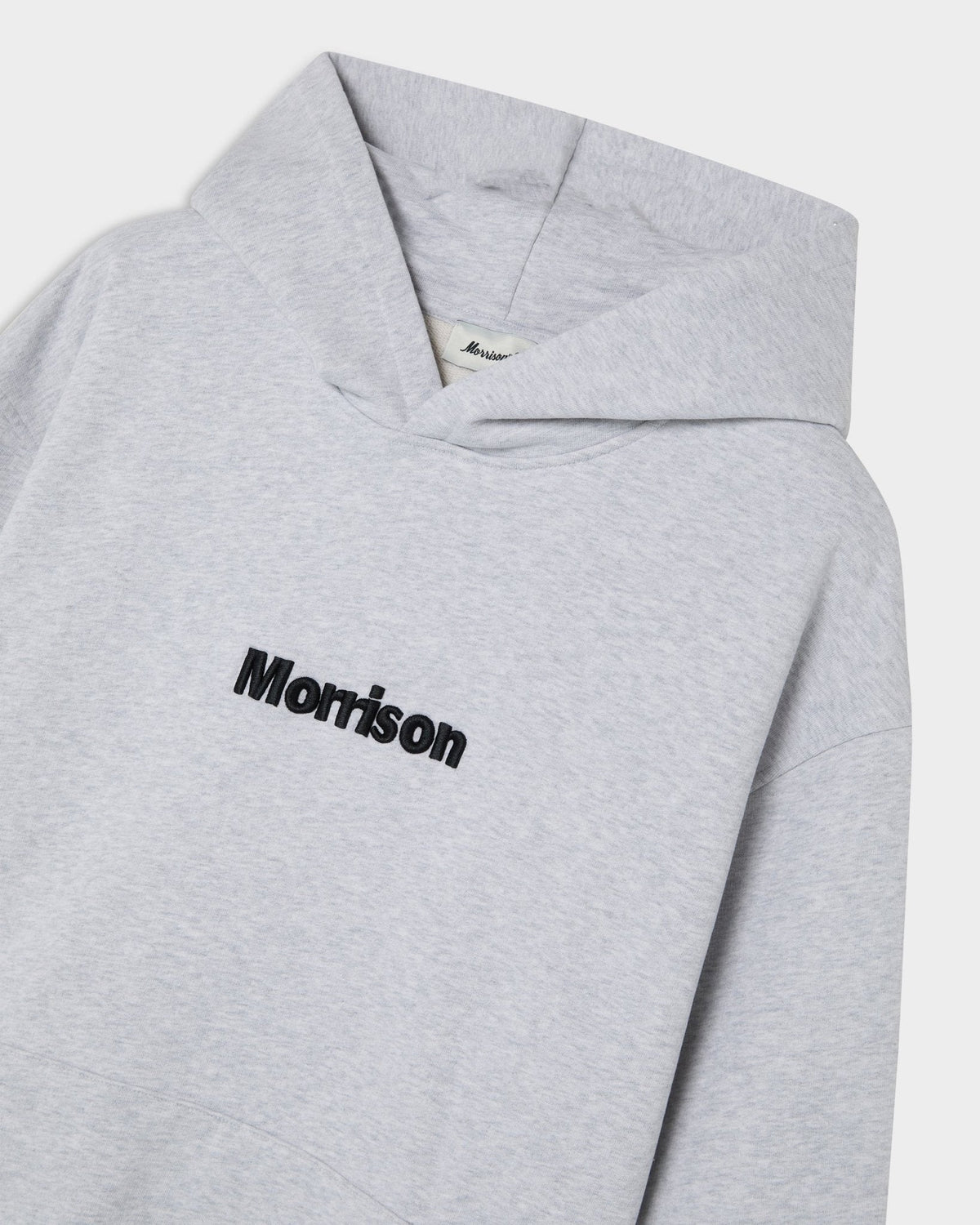 PEACH GREY BOXY HOODIE