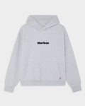 PEACH GREY BOXY HOODIE