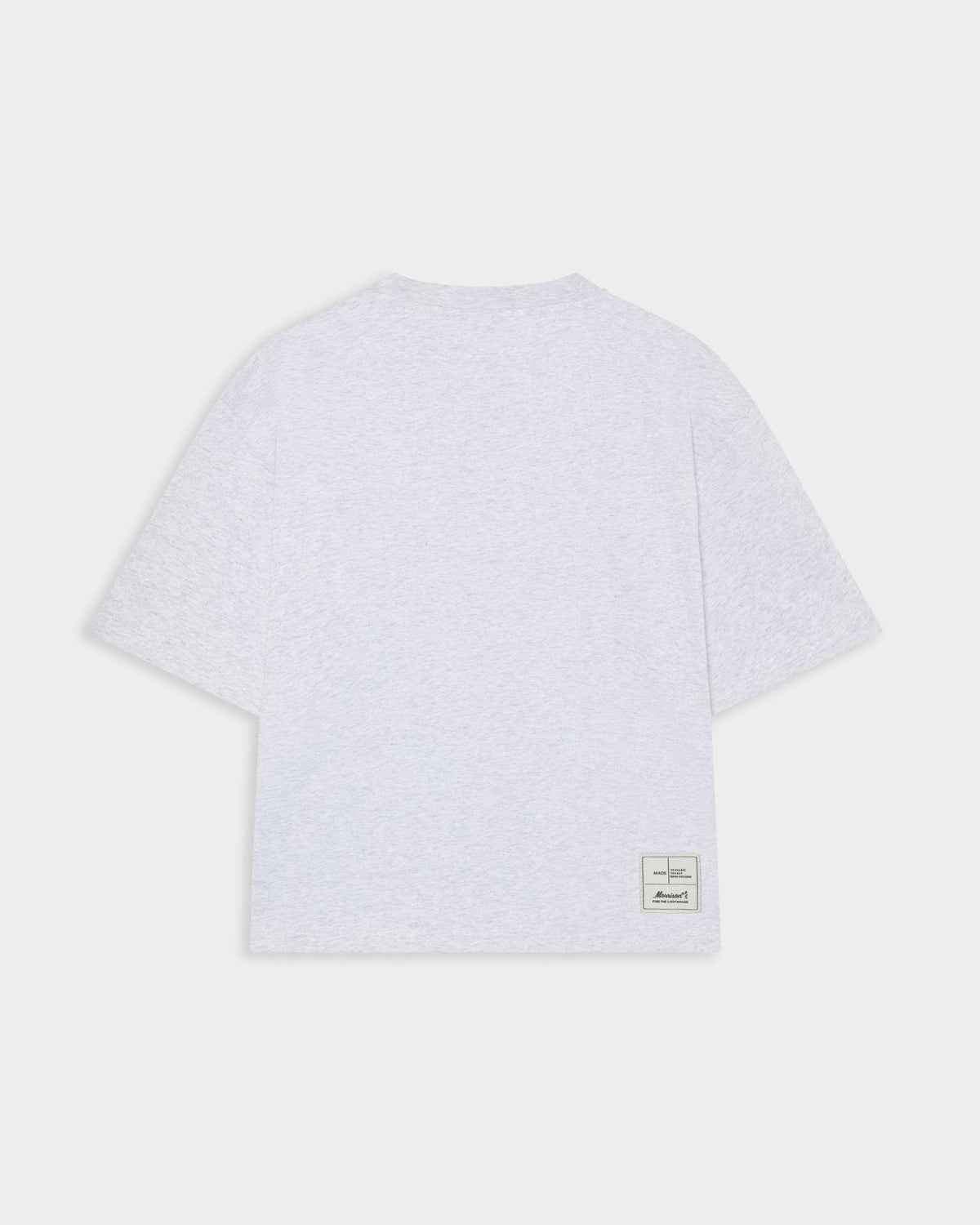 PEACH GREY BOXY TEE