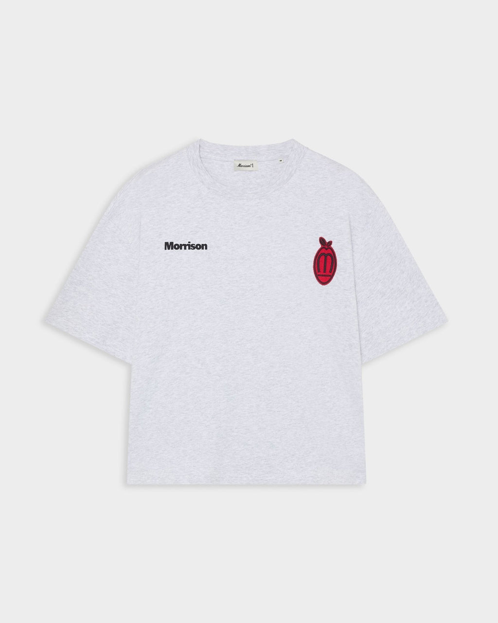 PEACH GREY BOXY TEE
