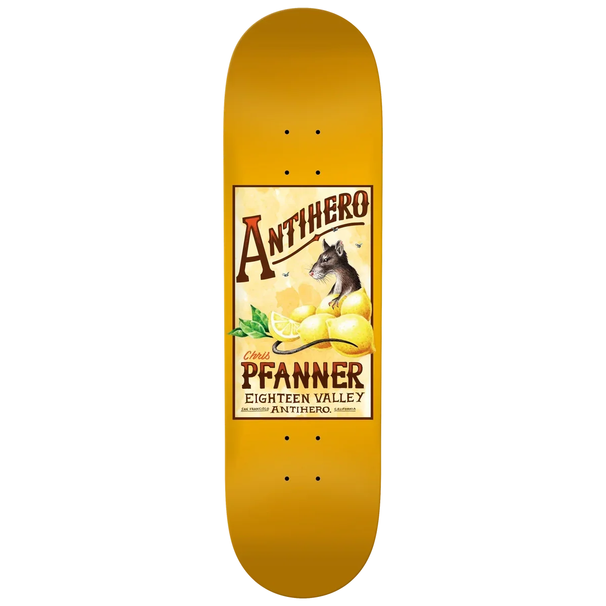Anti Hero Skateboard Deck Pfanner Homers 2 - 8.25"