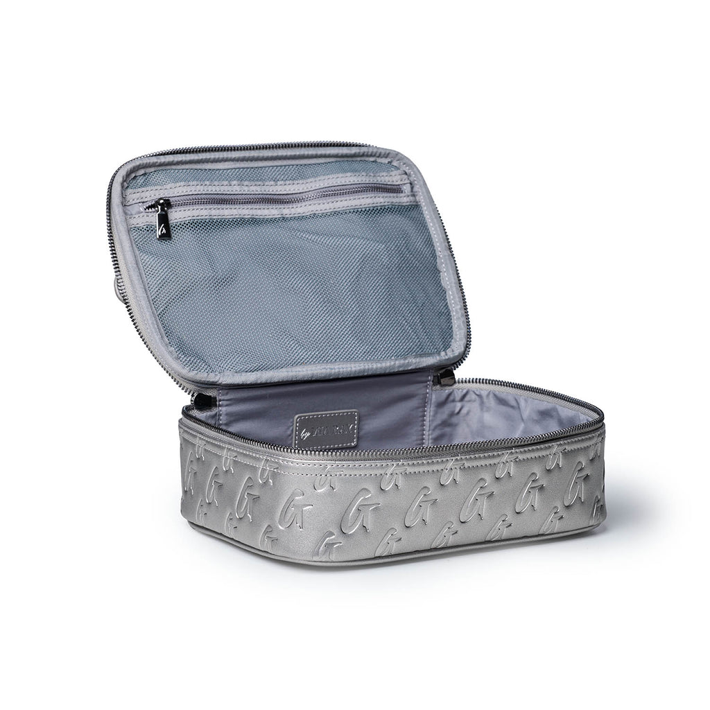 MONOGRAM TOILETRY SET - PLATINUM