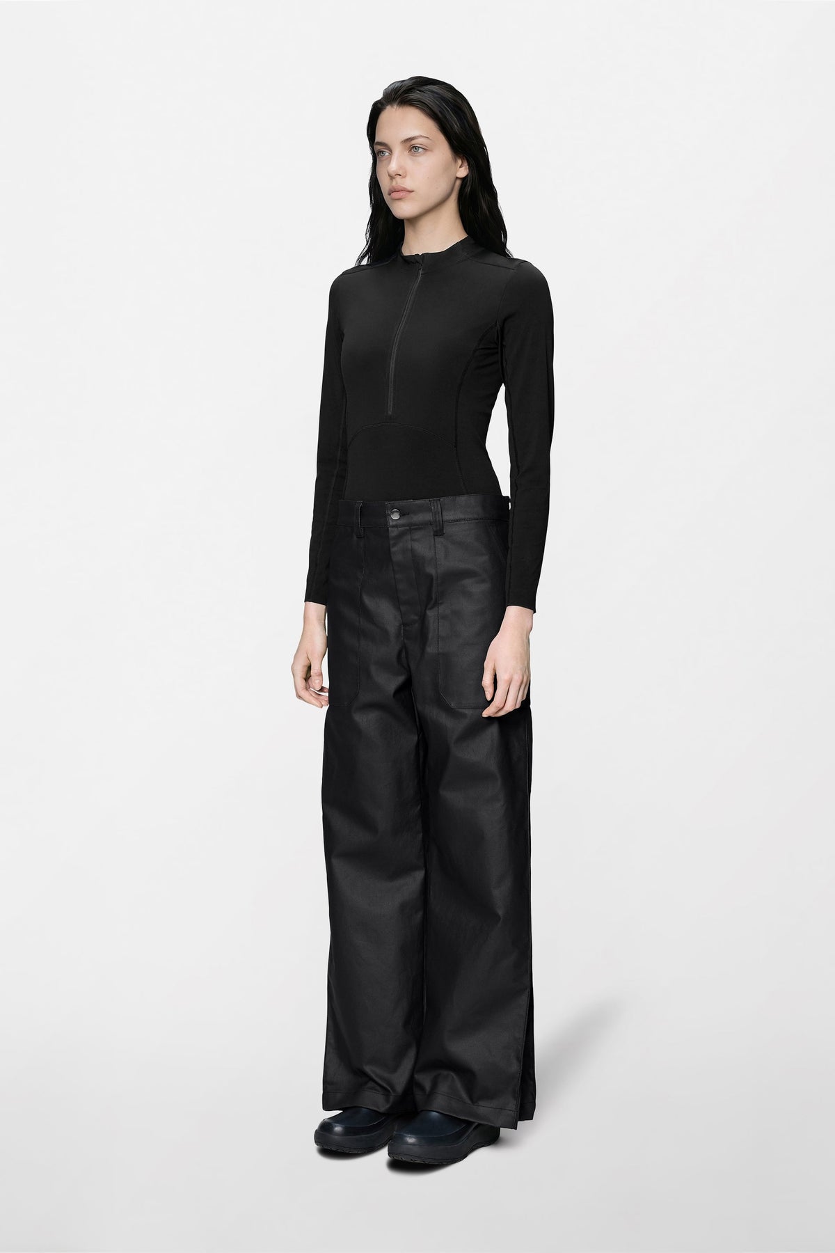 Heavy Woven Pants Straight