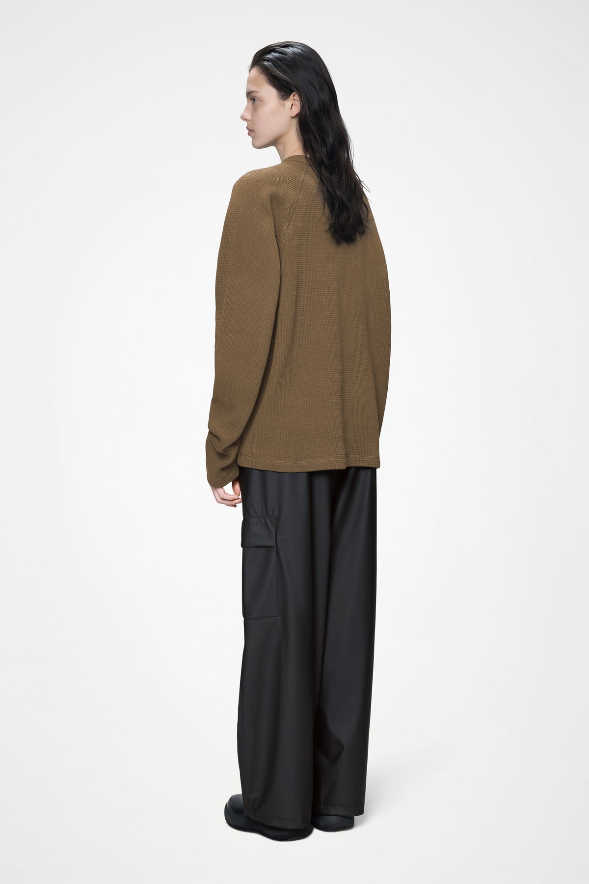 Waffle Long Sleeve T-Shirt Rains