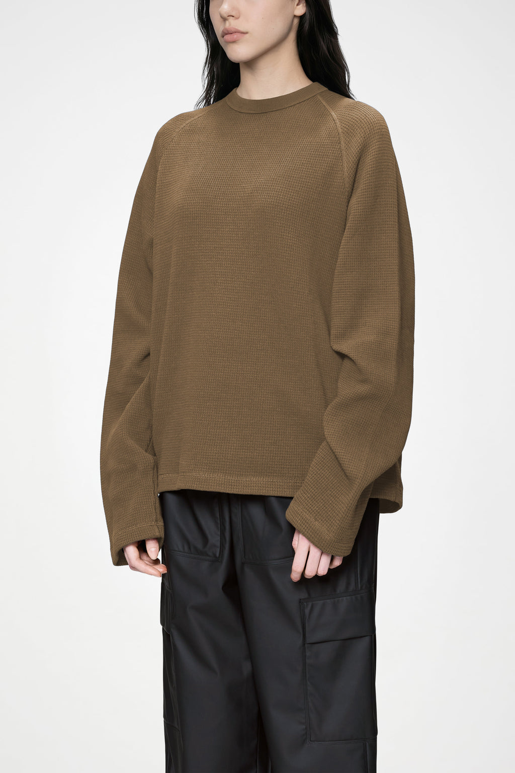 Waffle Long Sleeve T-Shirt Rains