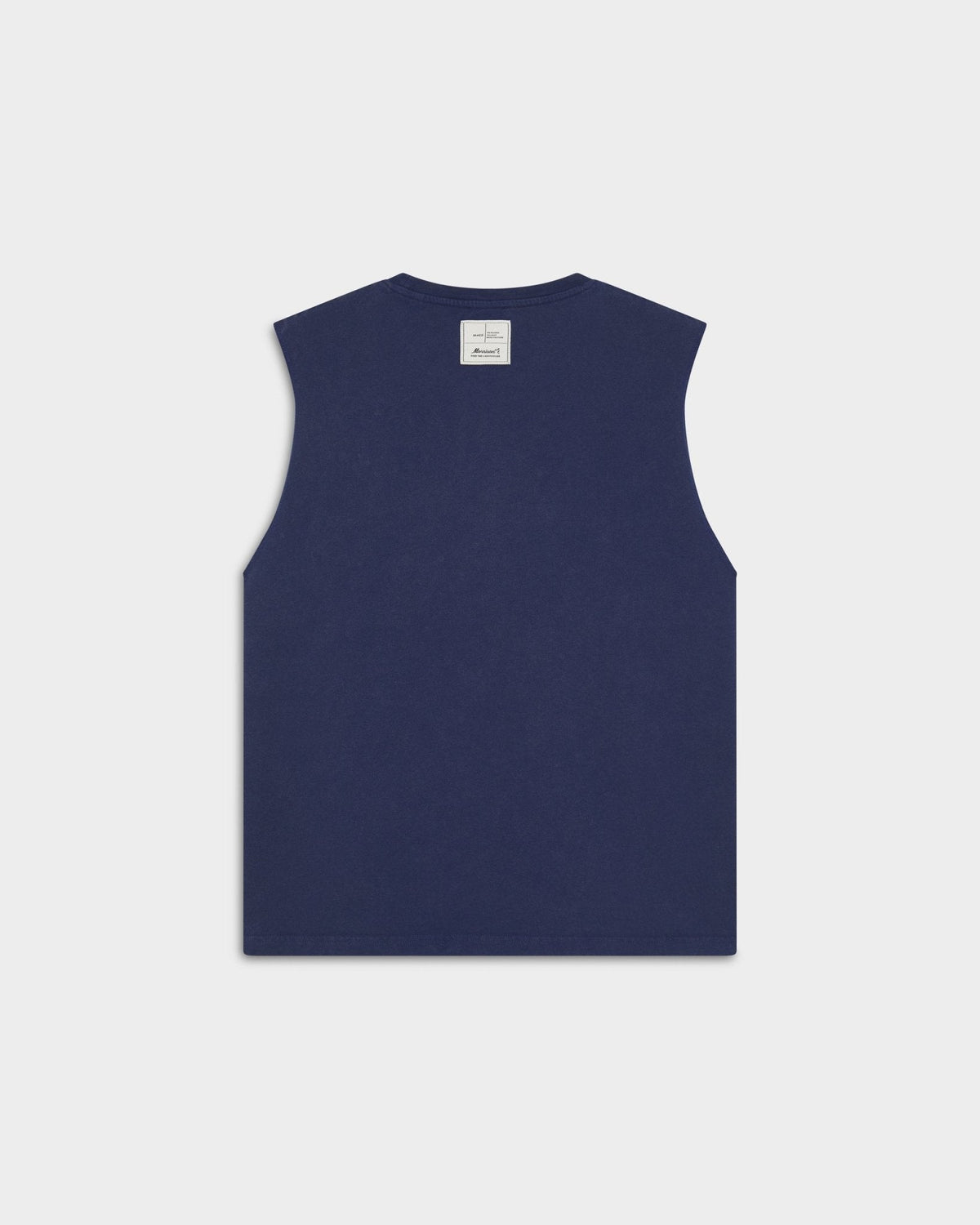 SKY NAVY BOXY TANK TOP