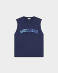 SKY NAVY BOXY TANK TOP