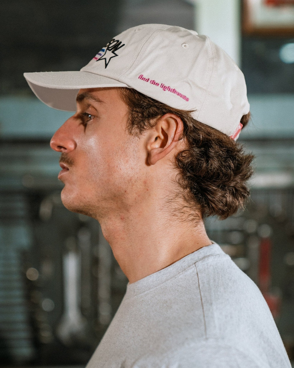STAR BEIGE CAP