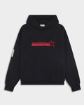 STAR BLACK BOXY HOODIE