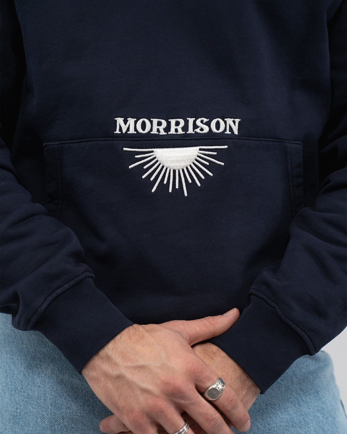 SUN NAVY BOXY HOODIE