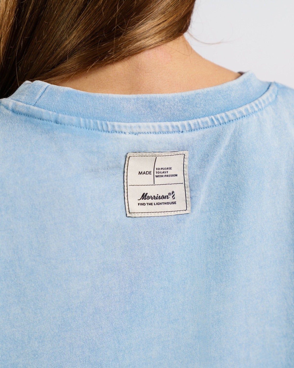 SUNSET BLUE BOXY TEE