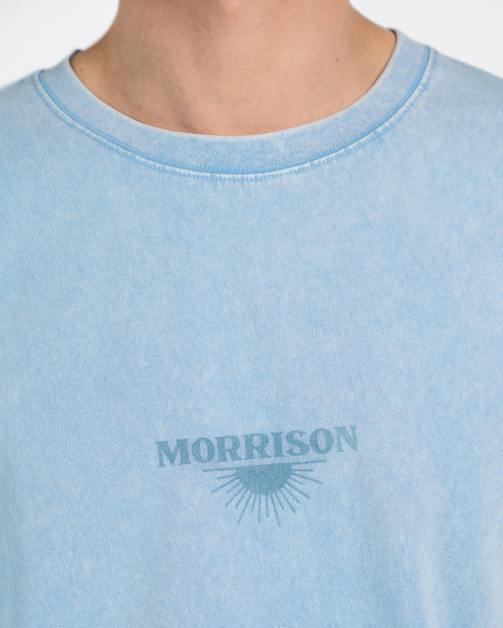 SUNSET BLUE BOXY TEE