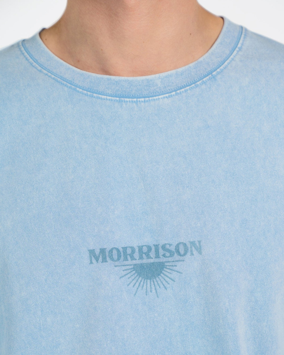 SUNSET BLUE BOXY TEE