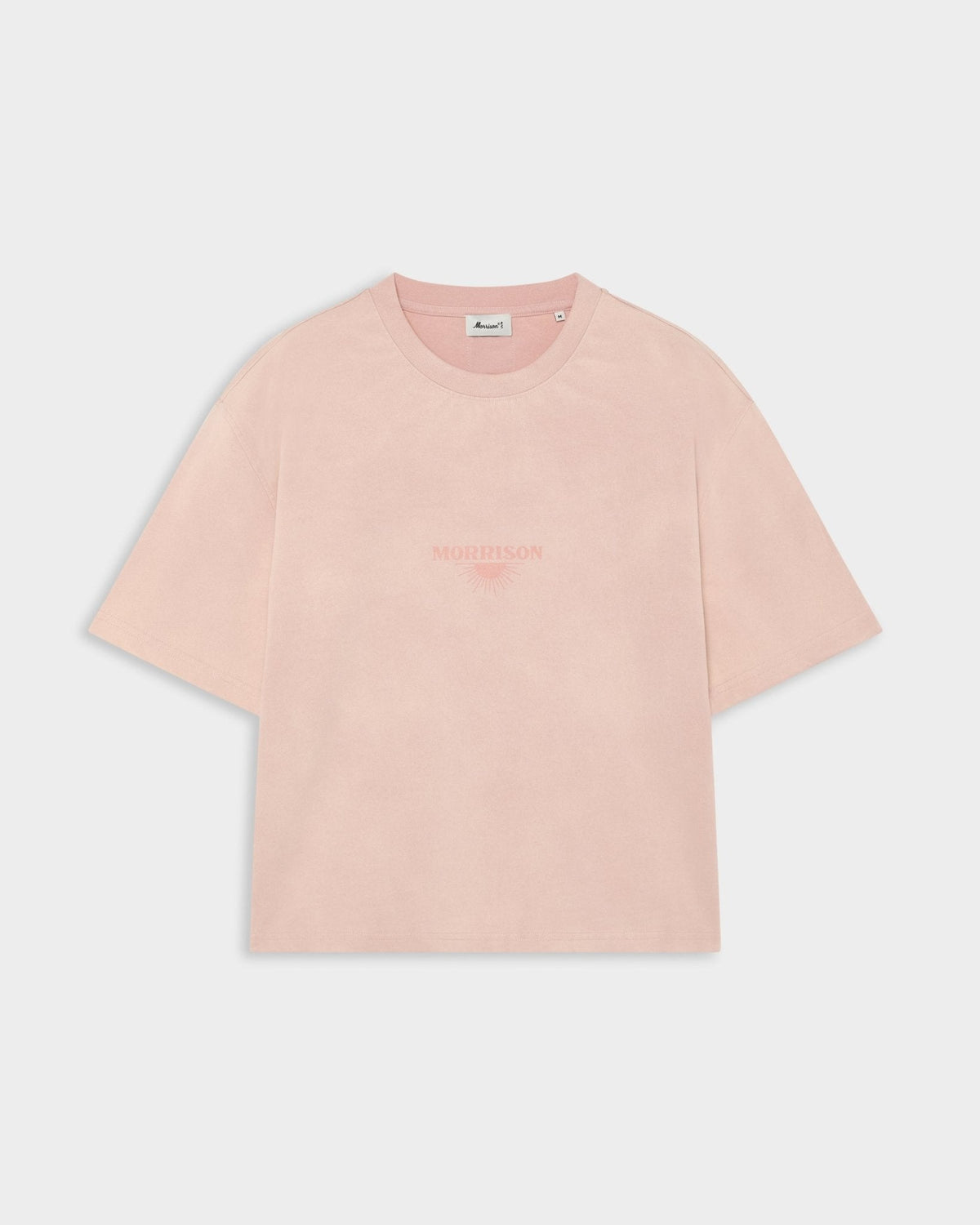 SUNSET PINK BOXY TEE