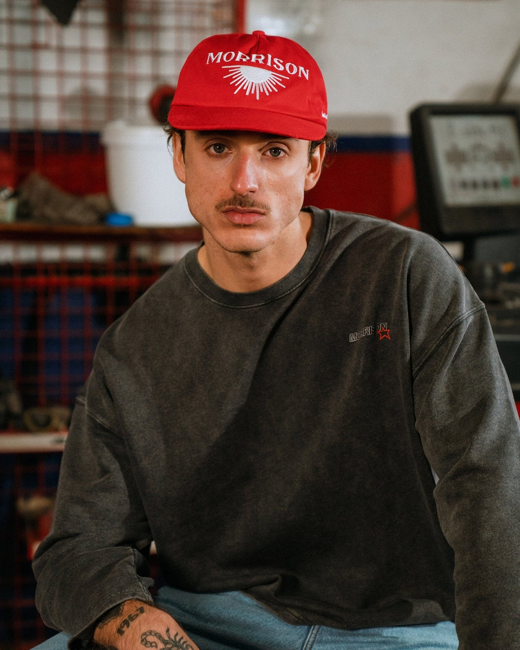 SUNSET RED CAP
