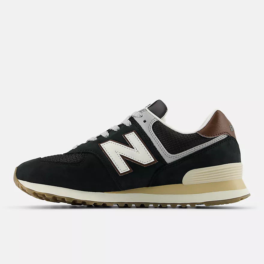 New Balance 574 (Black/Brown)