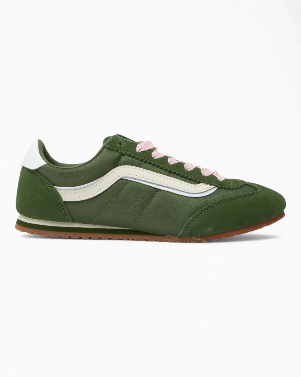 VANS Super Lowpro LACE GREEN PINK