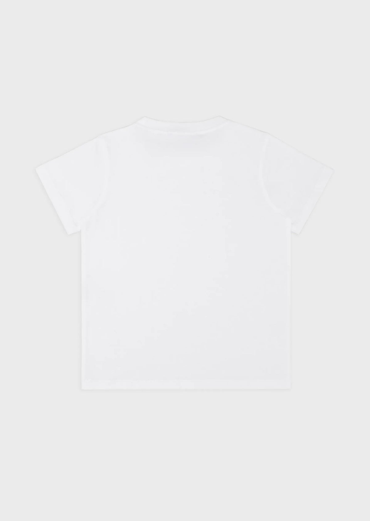 EMPORIO ARMANI Pima Jersey T-Shirt With Logo Kids Apparel