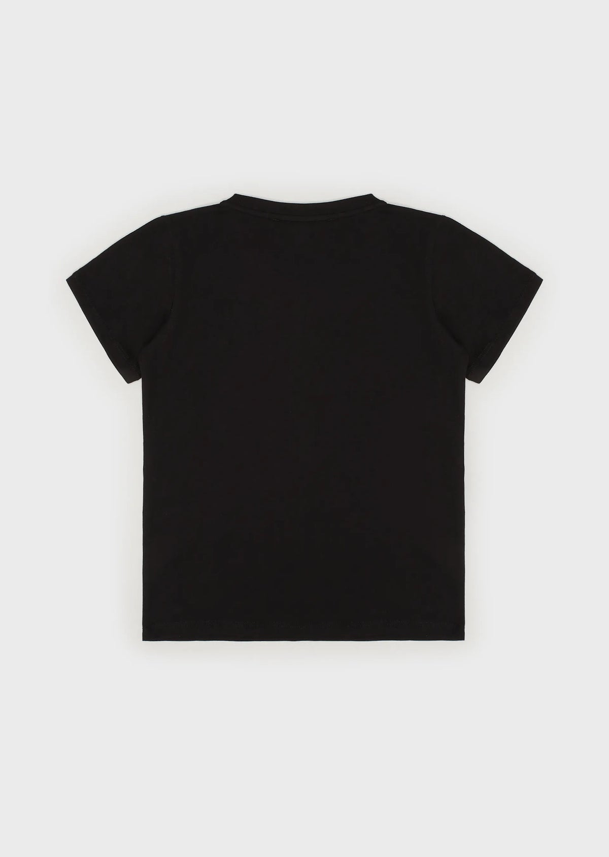 EMPORIO ARMANI Pima Jersey T-Shirt With Logo Kids Apparel