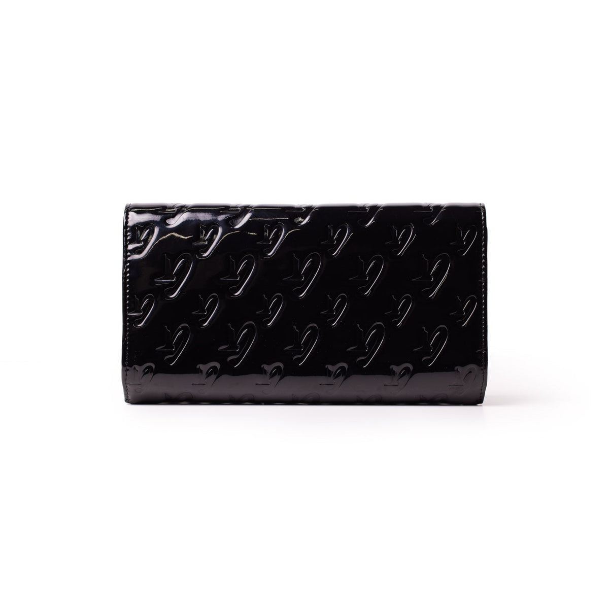 MONOGRAM TRAVEL WALLET - MIRROR BLACK
