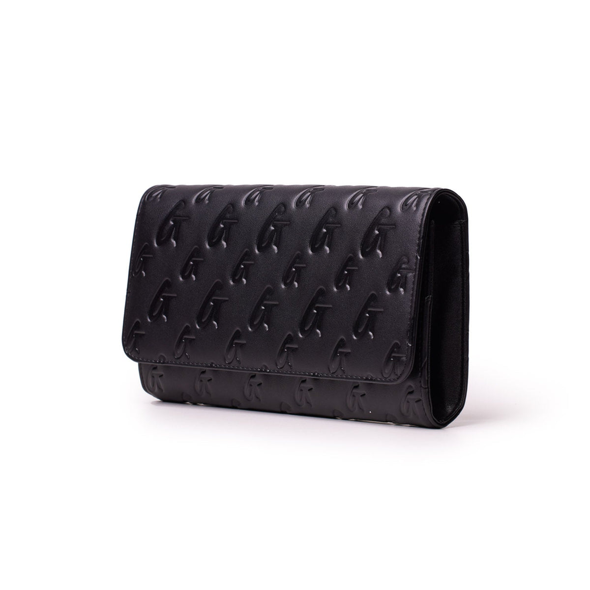 MONOGRAM TRAVEL WALLET - BLACK