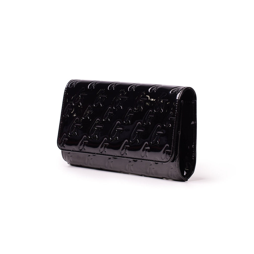 MONOGRAM TRAVEL WALLET - MIRROR BLACK