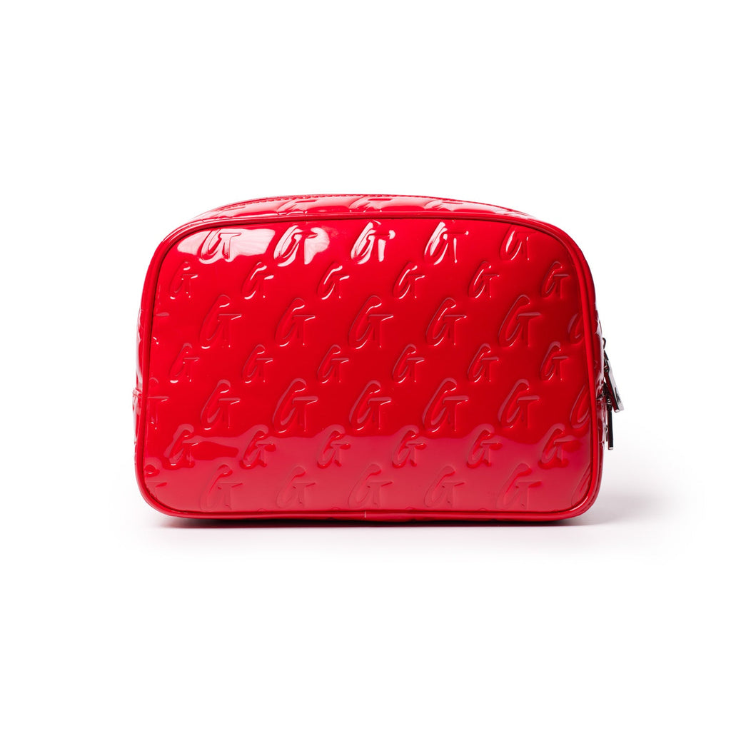 MONOGRAM TOILETRY SET - MIRROR RED
