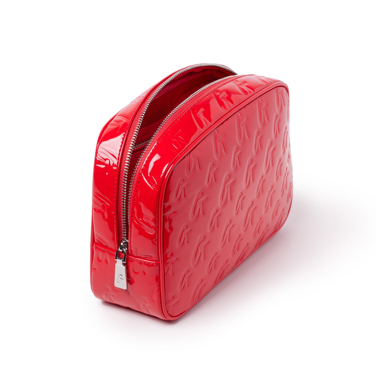 MONOGRAM TOILETRY SET - MIRROR RED