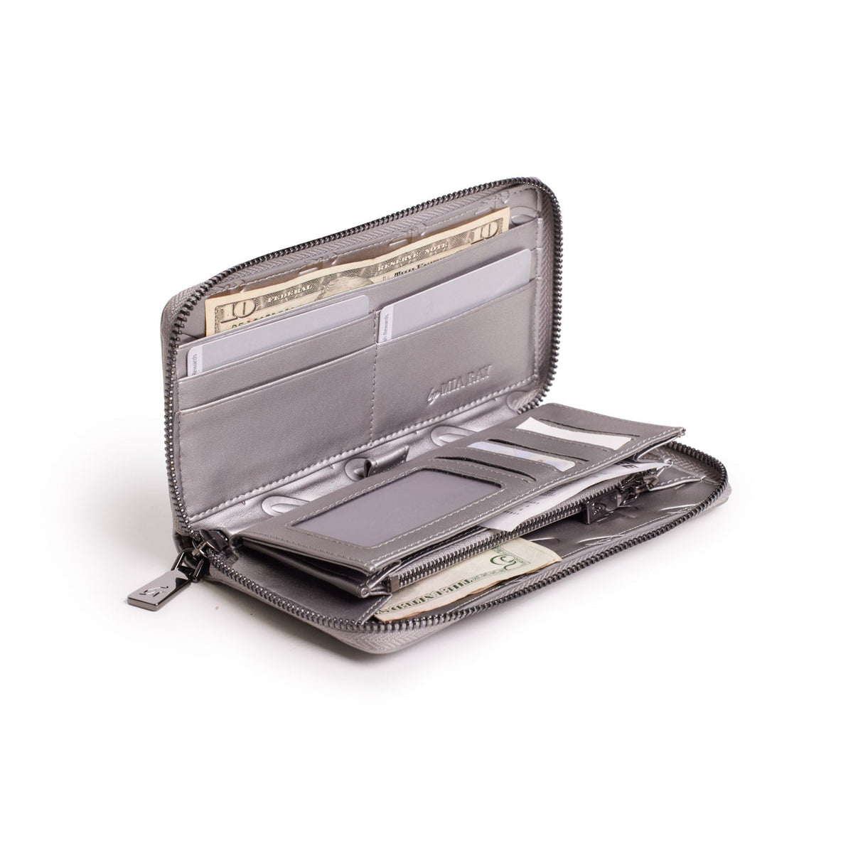 STANDARD MONOGRAM WALLET - PLATINUM