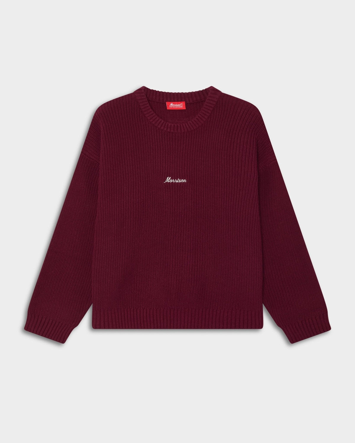 WORLD BURGUNDY KNIT