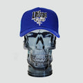 VILLAIN ATTIRE DICE PAISLEY HAT BLUE
