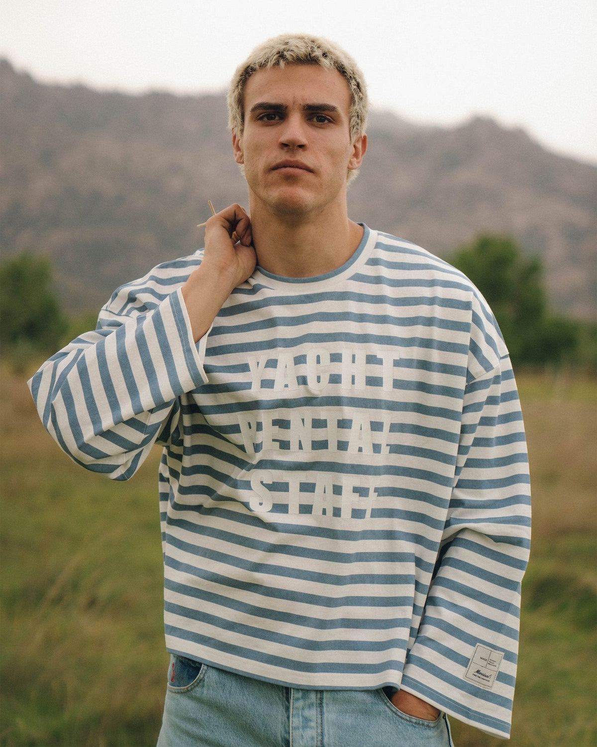 YACHT BLUE STRIPES LSTEE