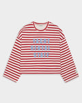 YACHT PINK STRIPES LSTEE