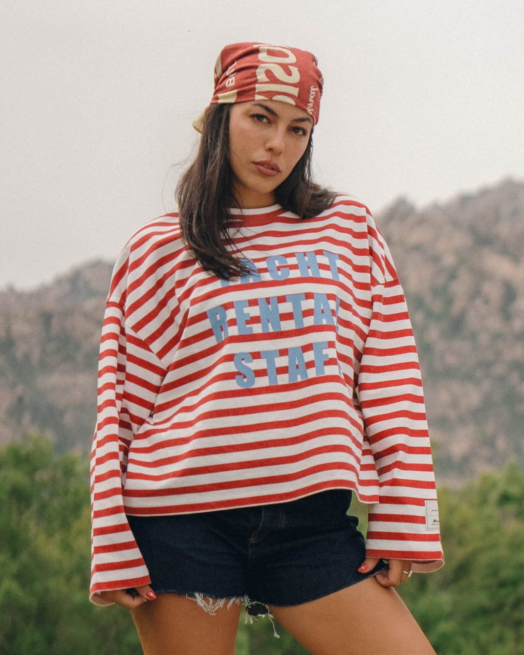 YACHT PINK STRIPES LSTEE